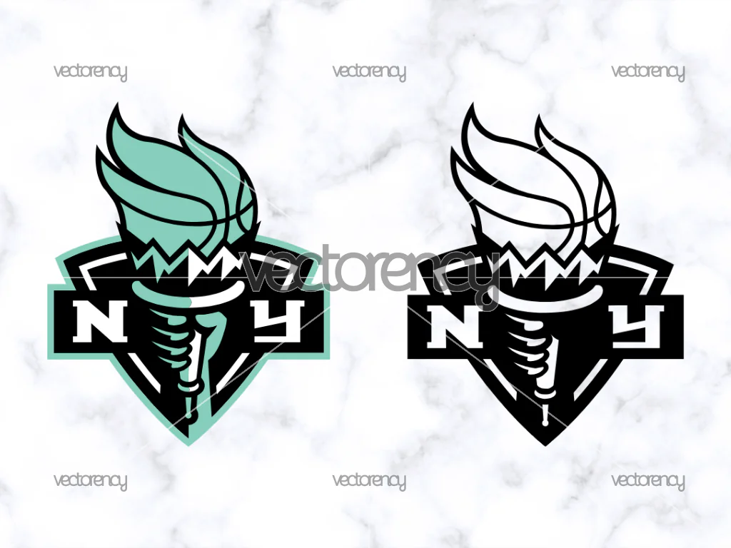 WNBA New York Liberty SVG Logo – High Quality PNG & Vector Cut Files