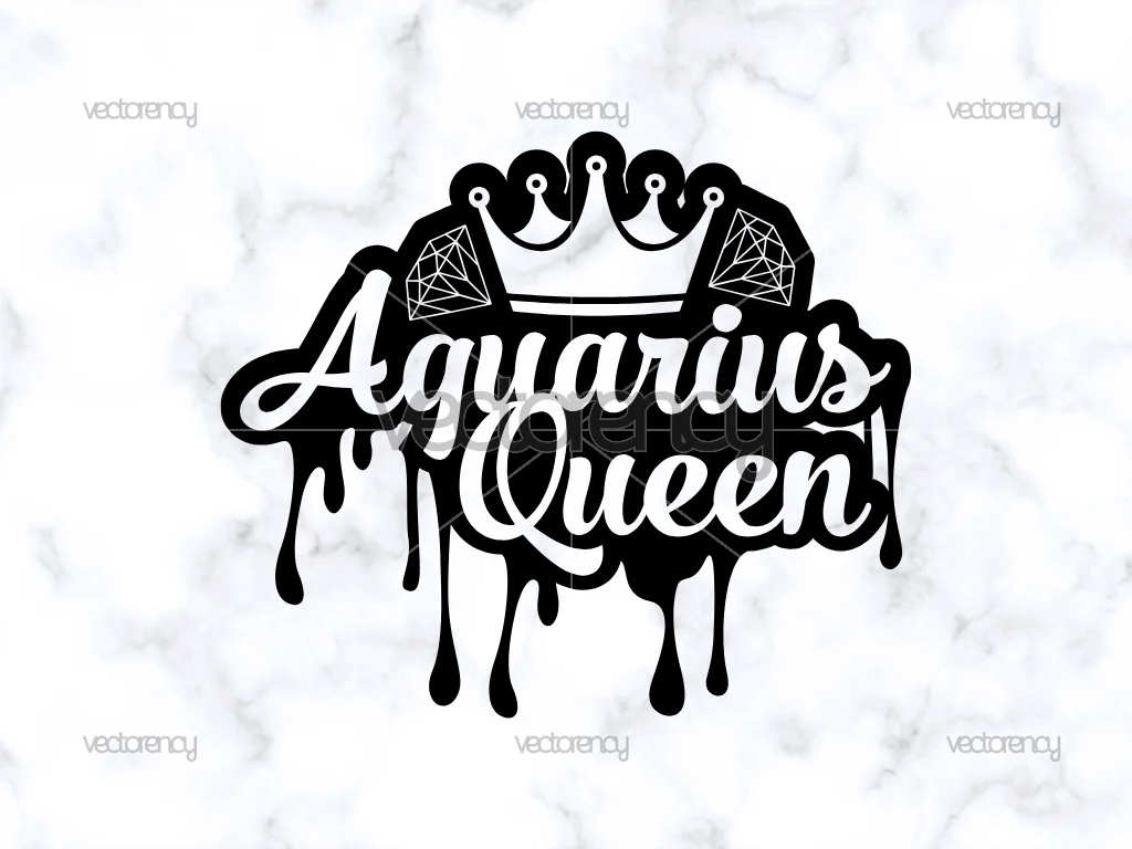 Aquarius Queen SVG