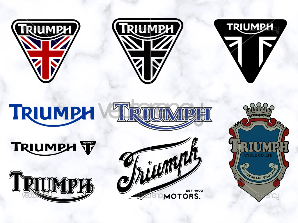 Triumph Motorcycle SVG Logo File PNG EPS