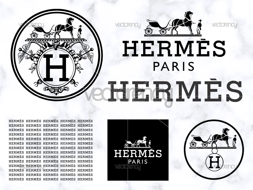 Hermes Logo Vector SVG File Brand PNG Transparent