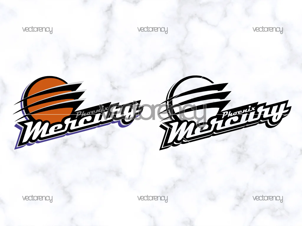 Phoenix Mercury Logo SVG