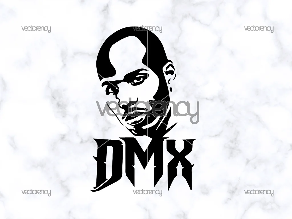 DMX PNG, Vector, SVG File, DMX Rapper Cricut Silhouette