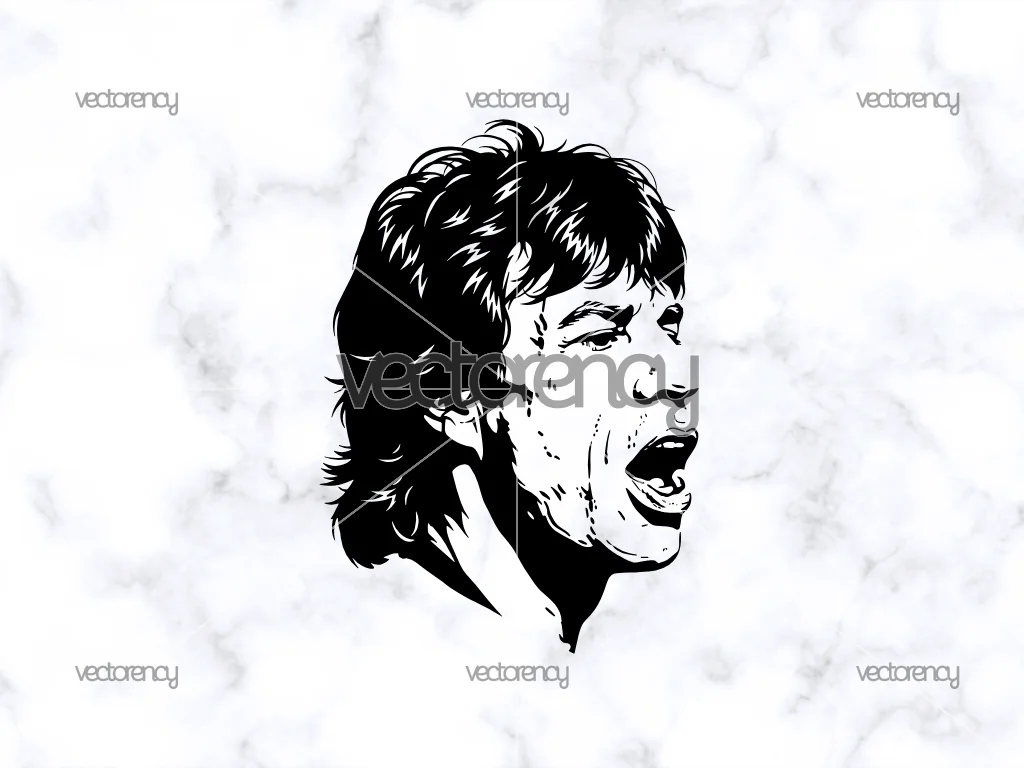 Mick Jagger SVG